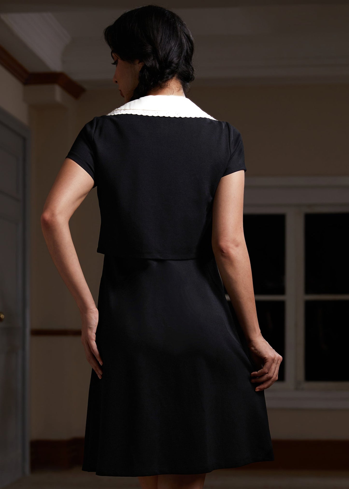  Falling For The Fall Equinox Collared Dress