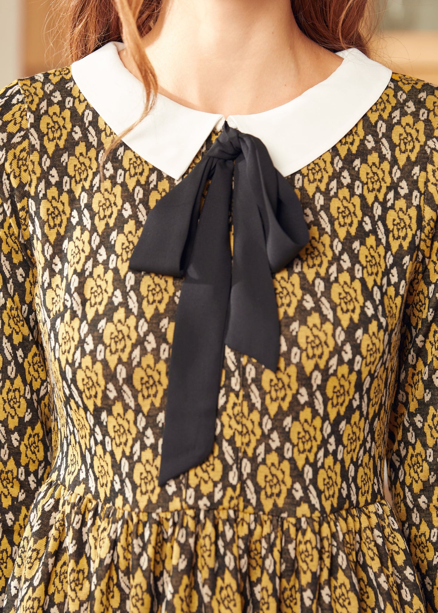  Nifty Fifties Flare Collar Dress