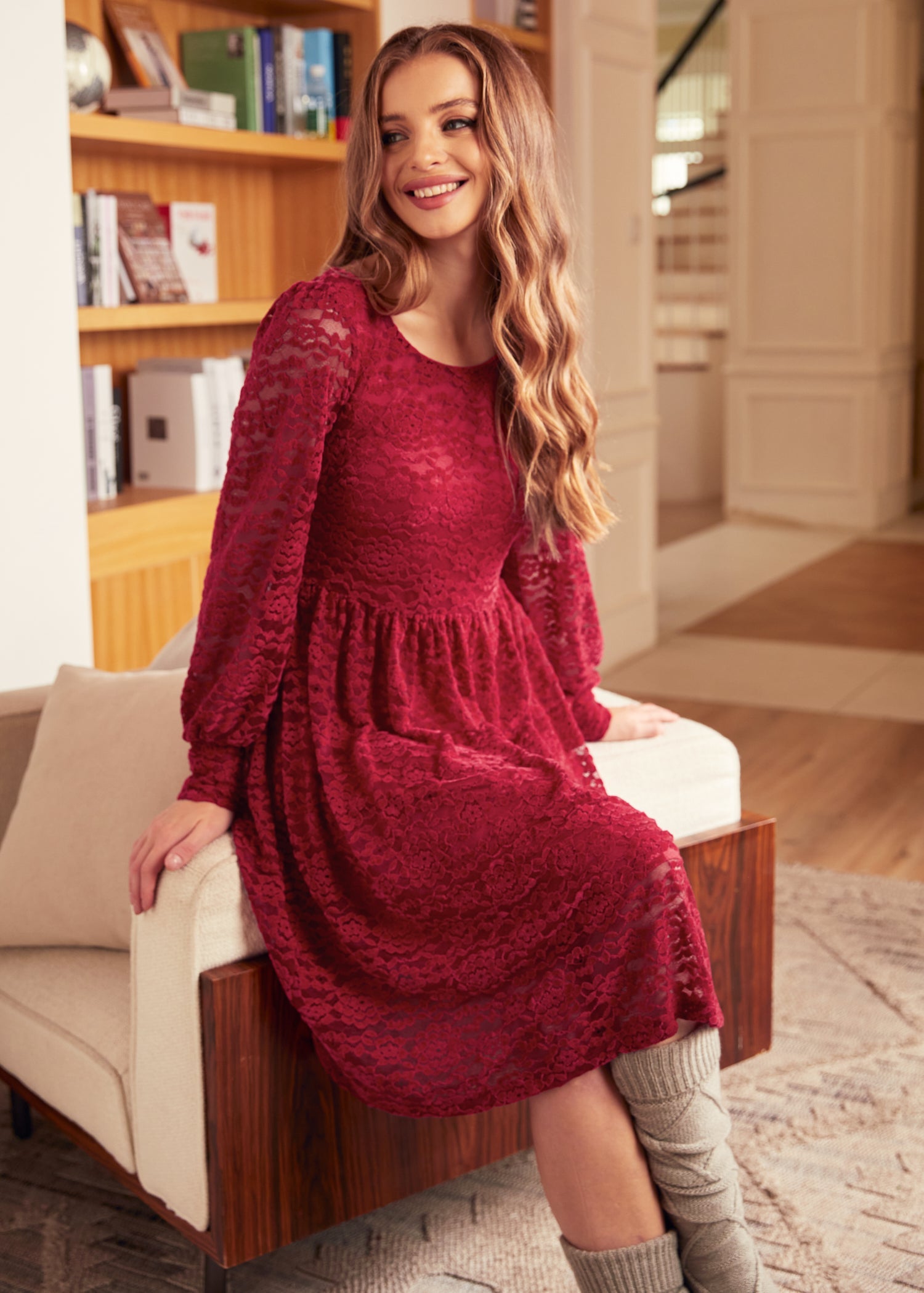  Dazzling In The Discotheque Turtleneck Dress