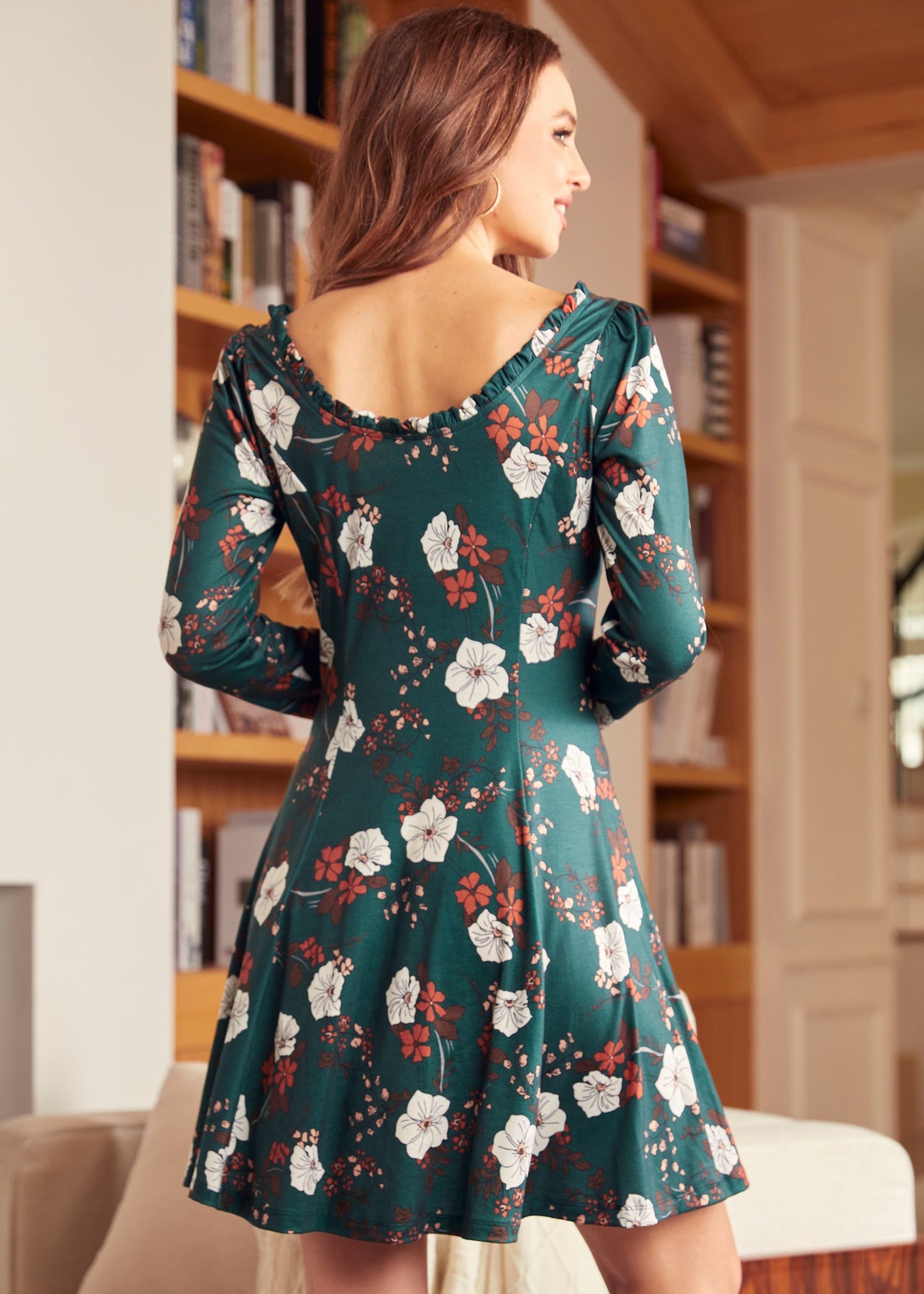  Woodstock Wanderer Scoopneck Fit & Flare Dress