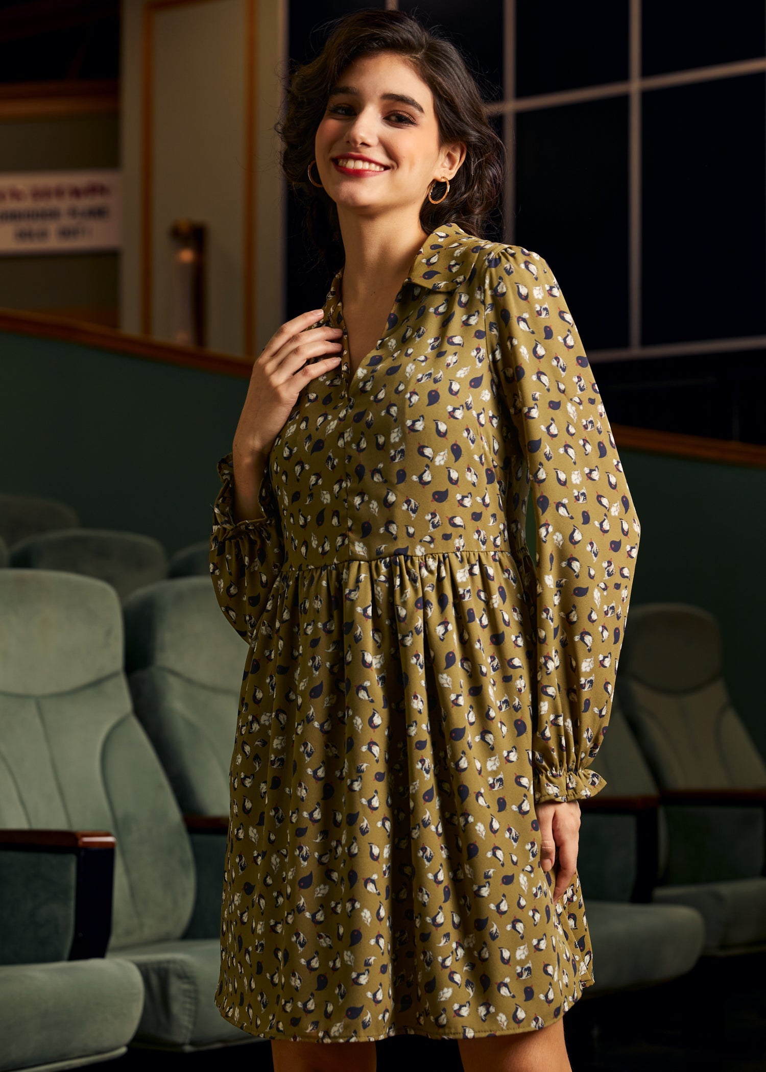  A Trip Down Memory Lane A-Line Dress