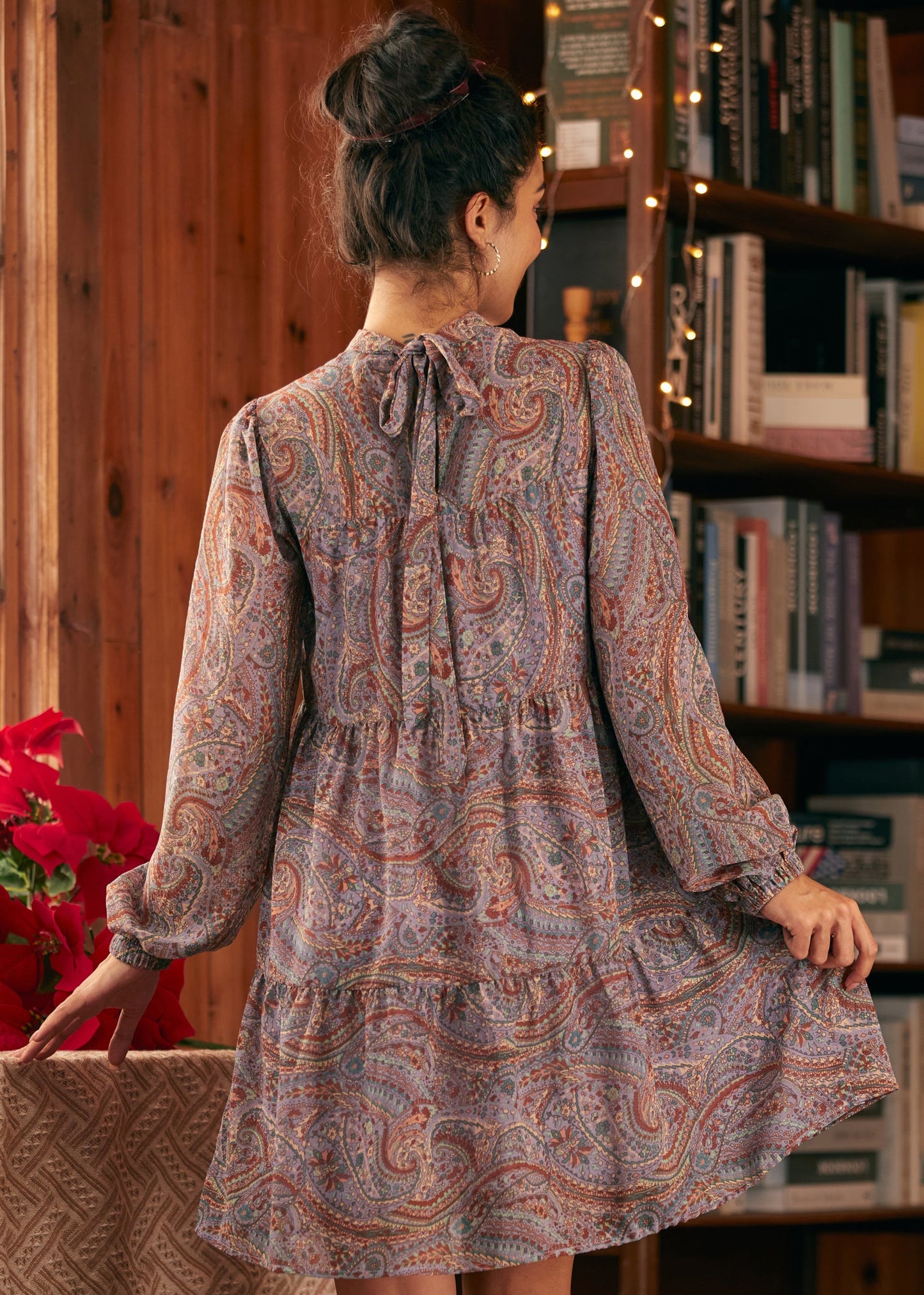  Belle Époque Balloon Sleeve Dress