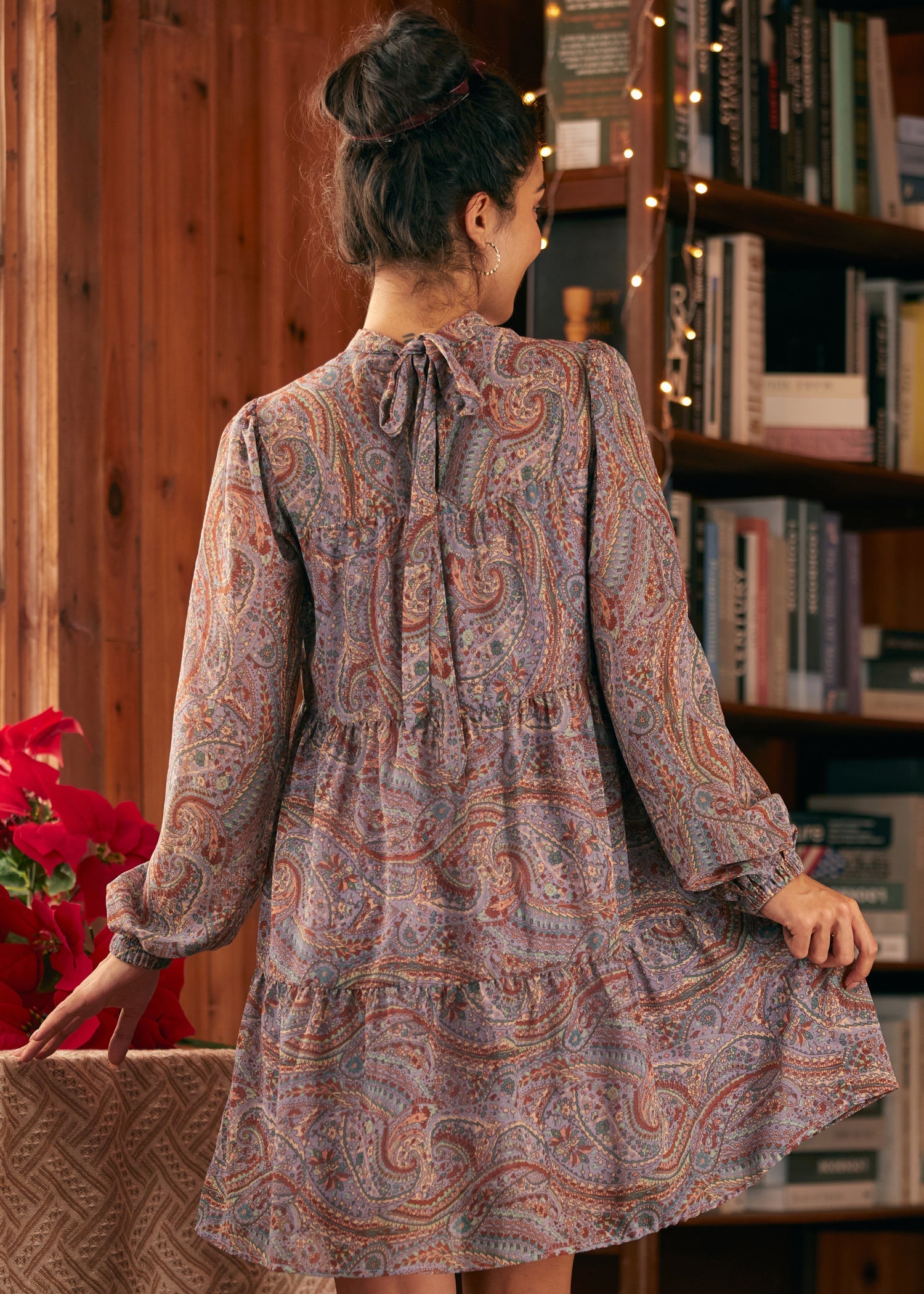  Belle Époque Balloon Sleeve Dress
