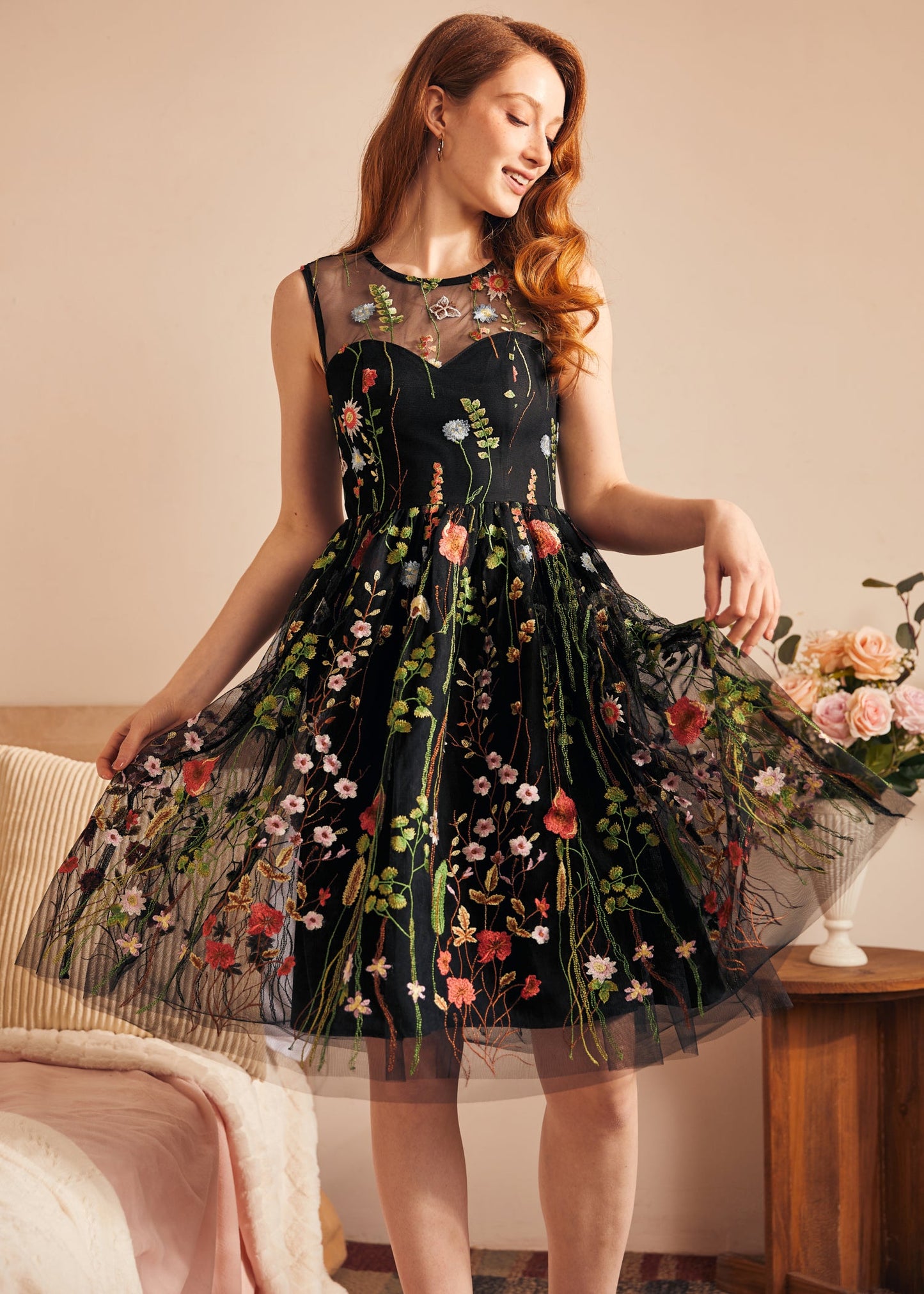  Mystique Mirage Fit & Flare Dress