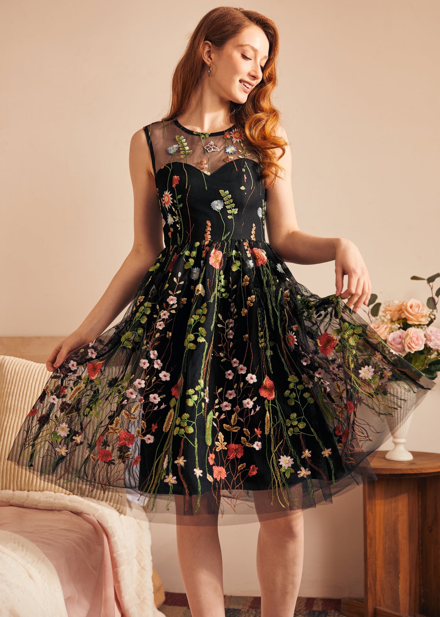  Mystique Mirage Fit & Flare Dress