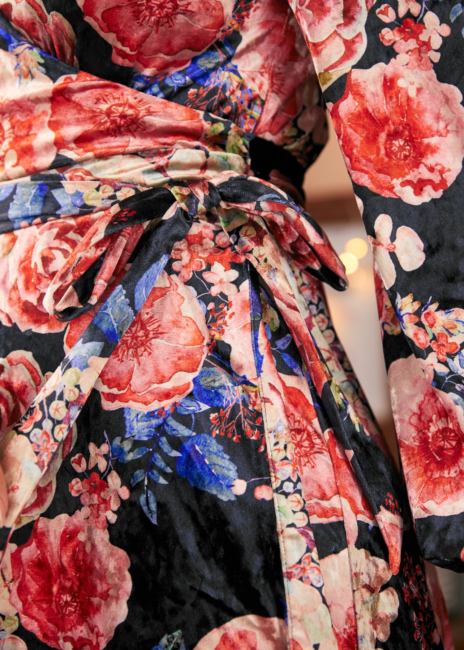  Celestial Silhouette Balloon Sleeve Dress