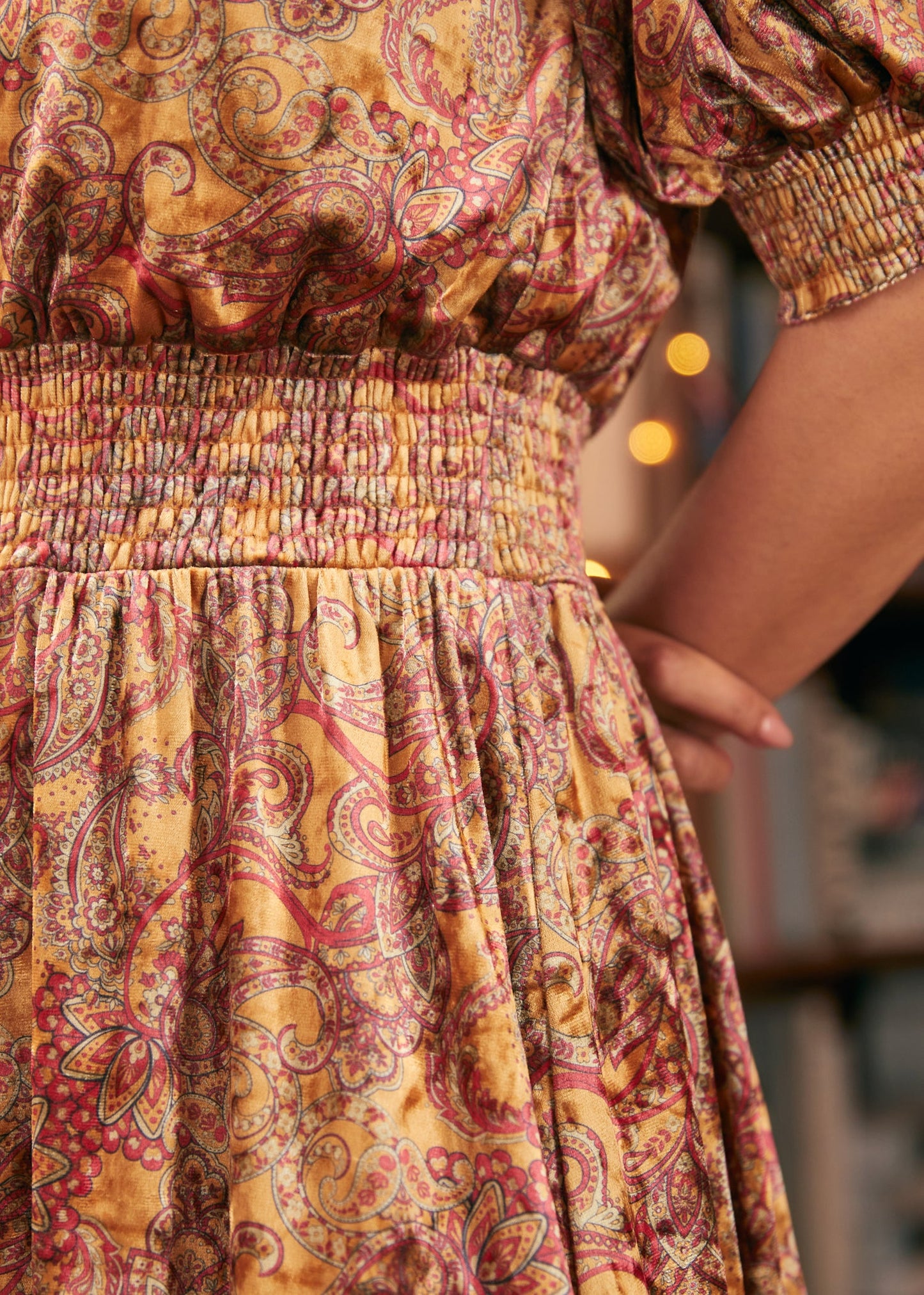  Bohemian Rhapsody Balloon Sleeve Dress