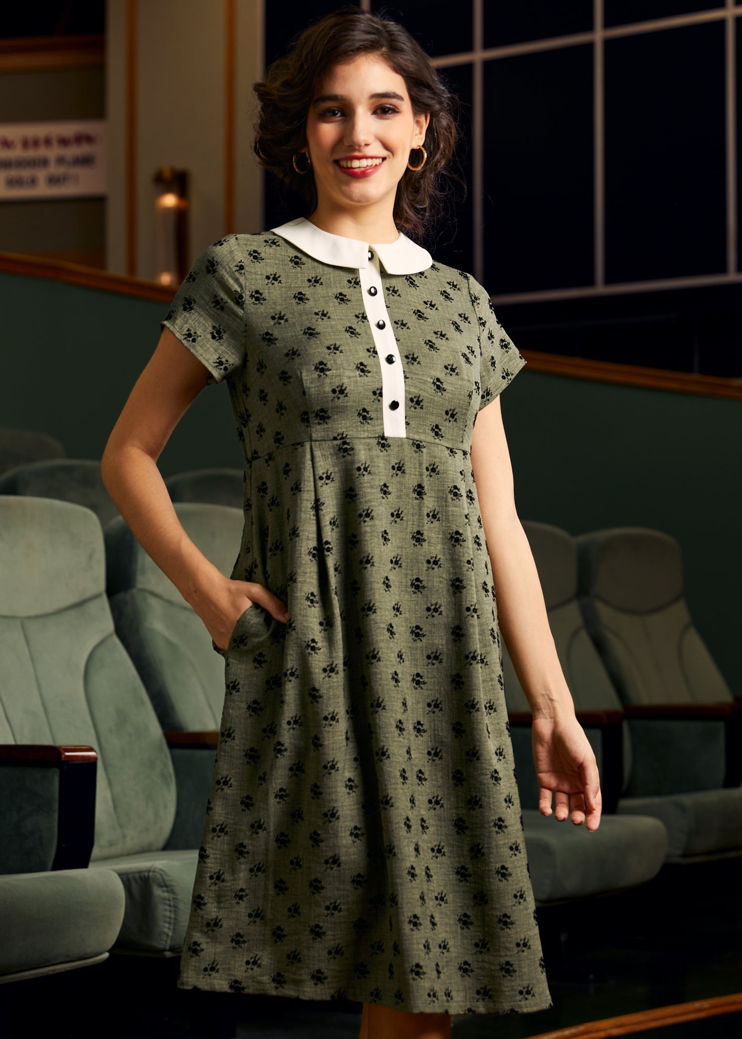  Pretty At The Pumpkin Patch Shirtwaist Dress