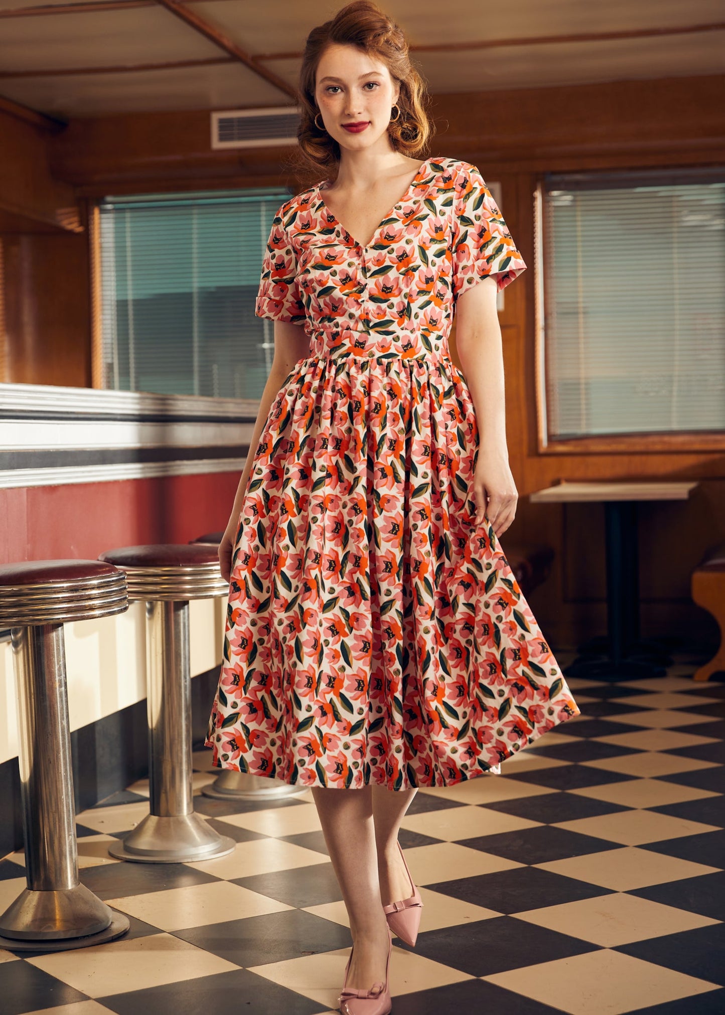  Such A Vintage Find Fit & Flare Dress