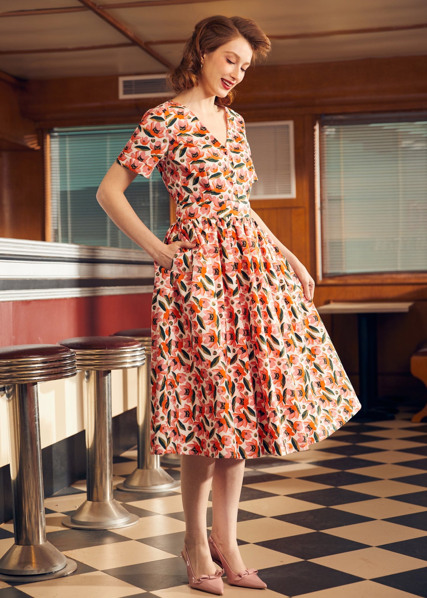  Such A Vintage Find Fit & Flare Dress