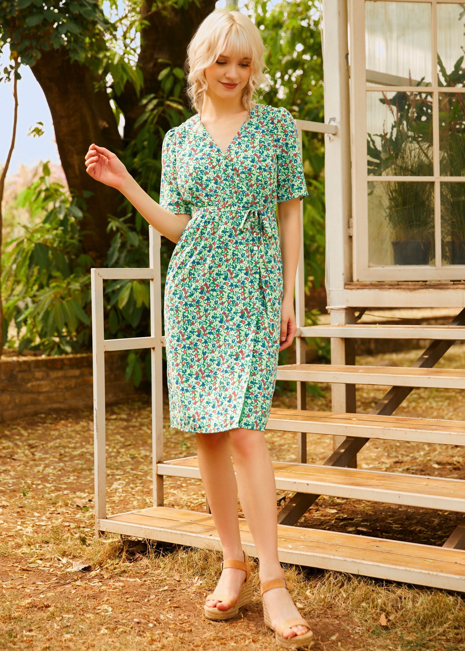  Petal & Promise Wrap Dress