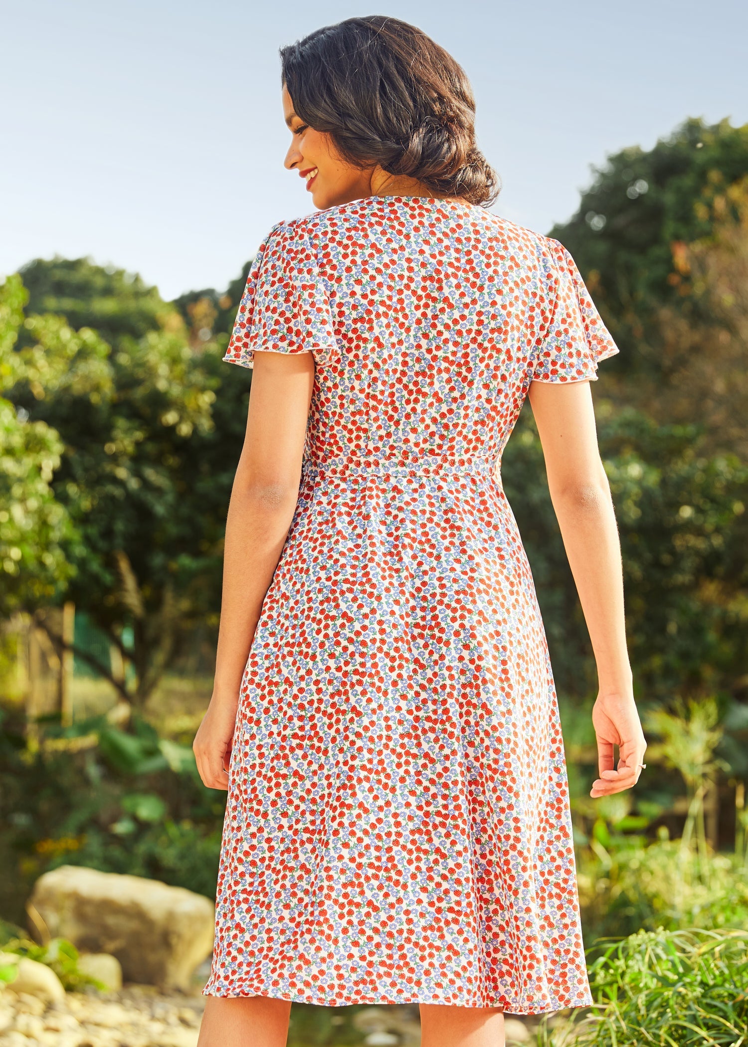  Vintage Vogue Cape Dress