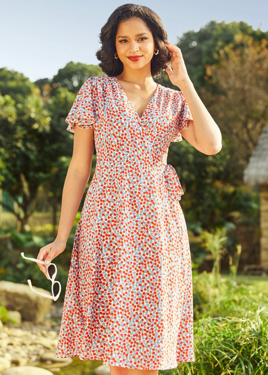  Vintage Vogue Cape Dress