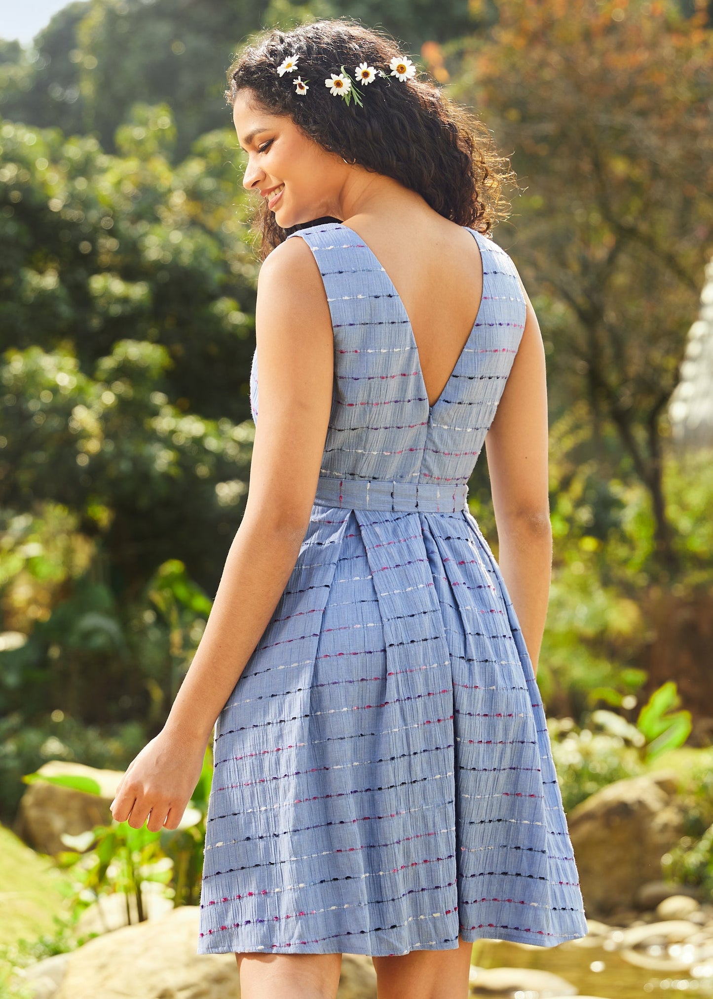  Sailor’s Reverie Fit & Flare Dress