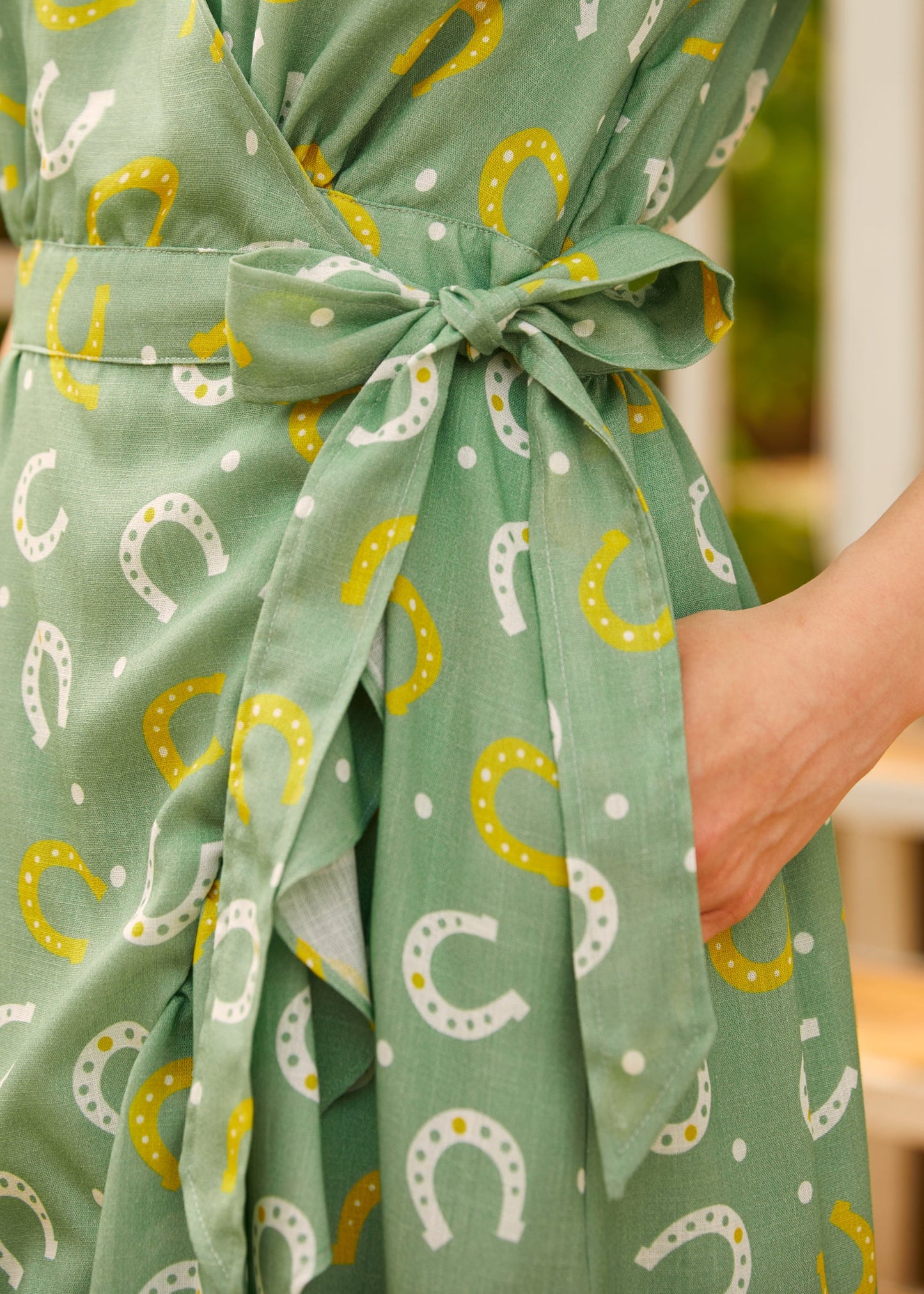  Luck Be A Lady Wrap Dress