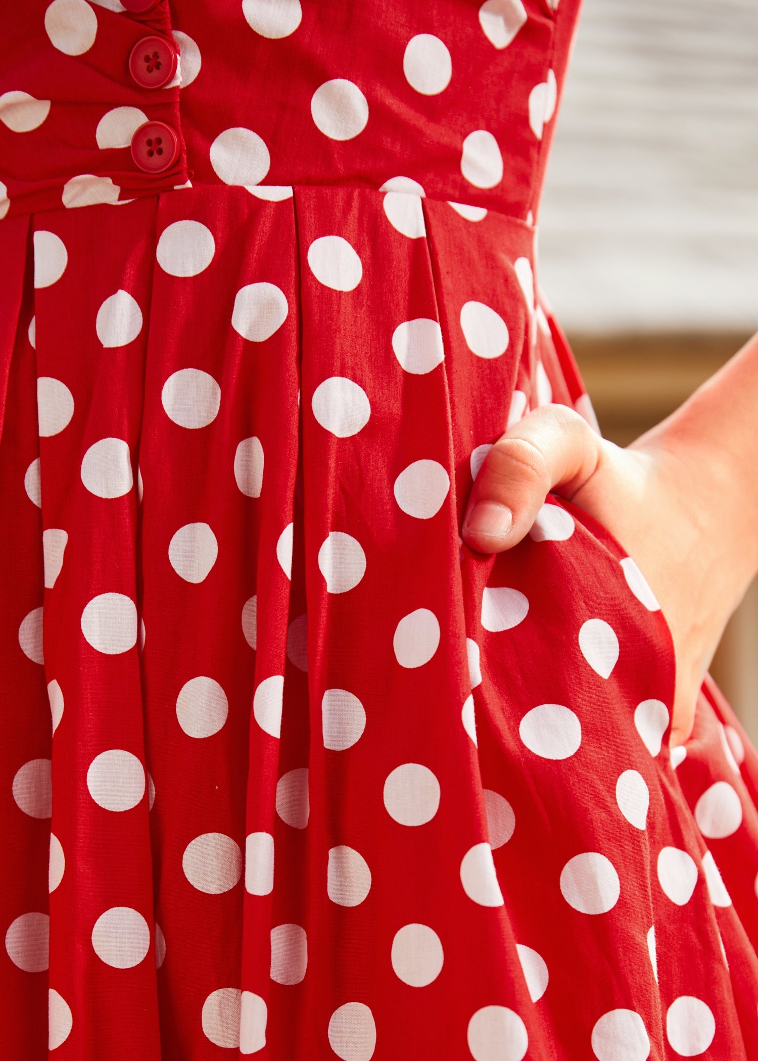  Dotted Darling Fit & Flare Dress