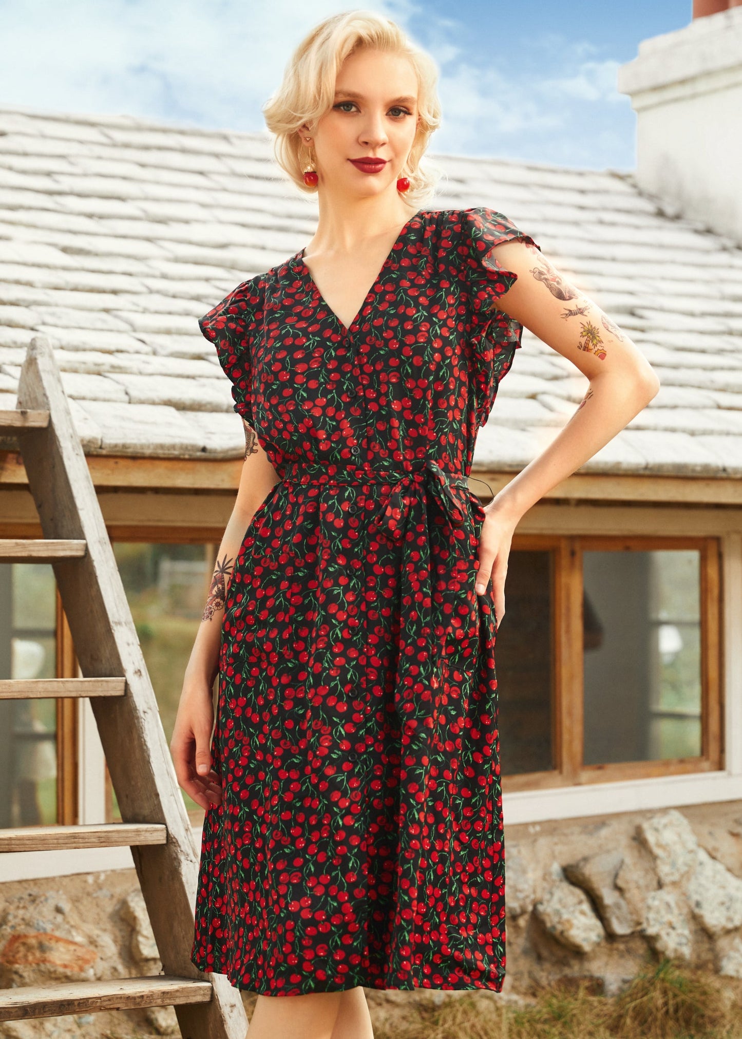  Cherry Picked Perfection Dress