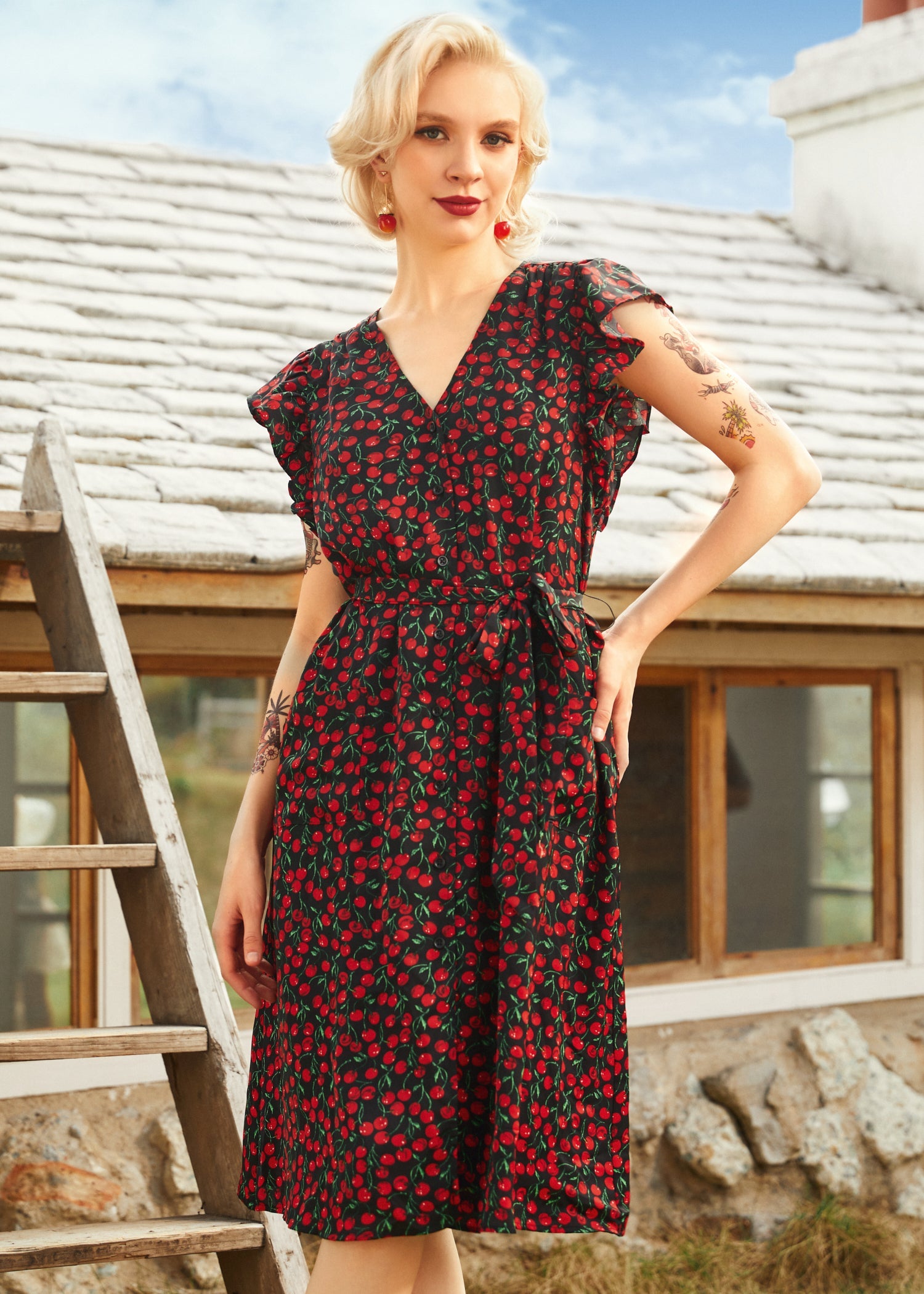  Cherry Picked Perfection Dress