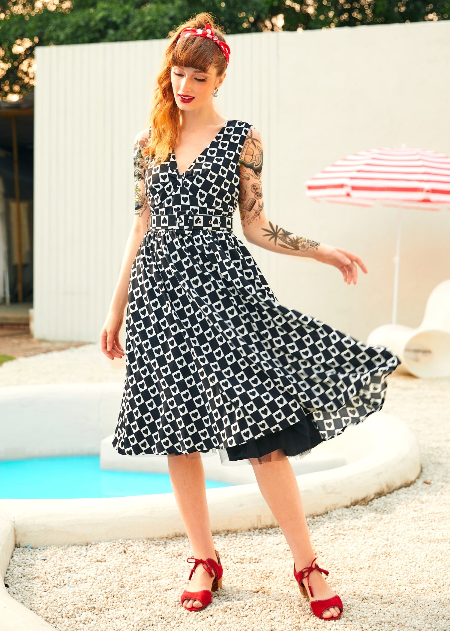  Hopeless Romantic Fit & Flare Dress