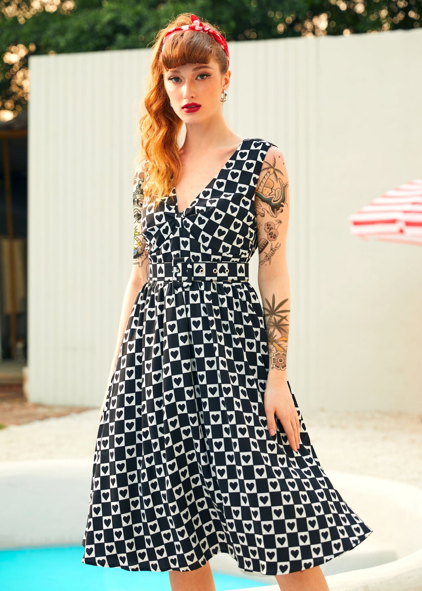  Hopeless Romantic Fit & Flare Dress