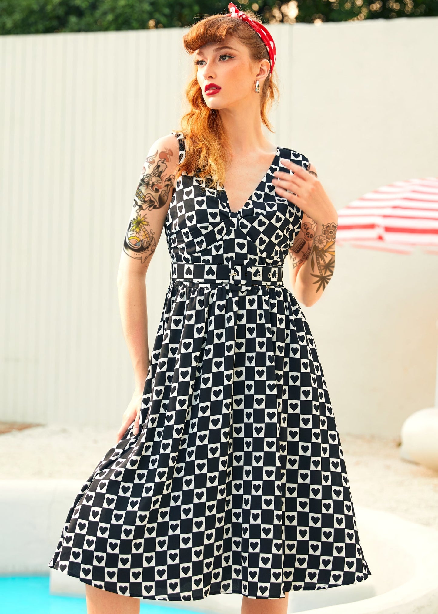  Hopeless Romantic Fit & Flare Dress