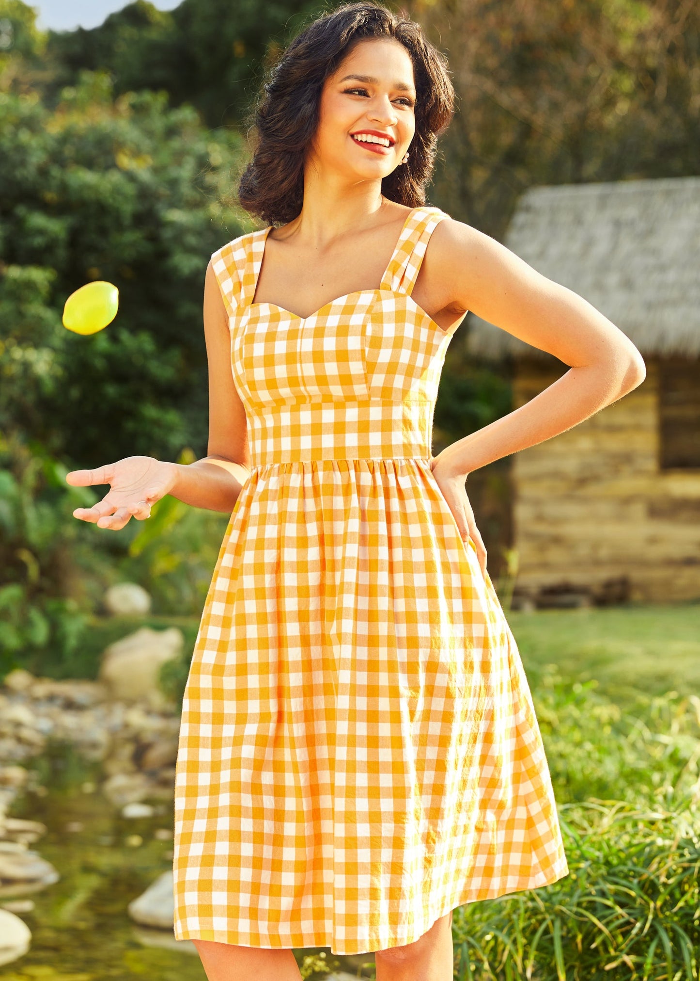  Dance Beneath The Sunrays Fairytale Midi Dress
