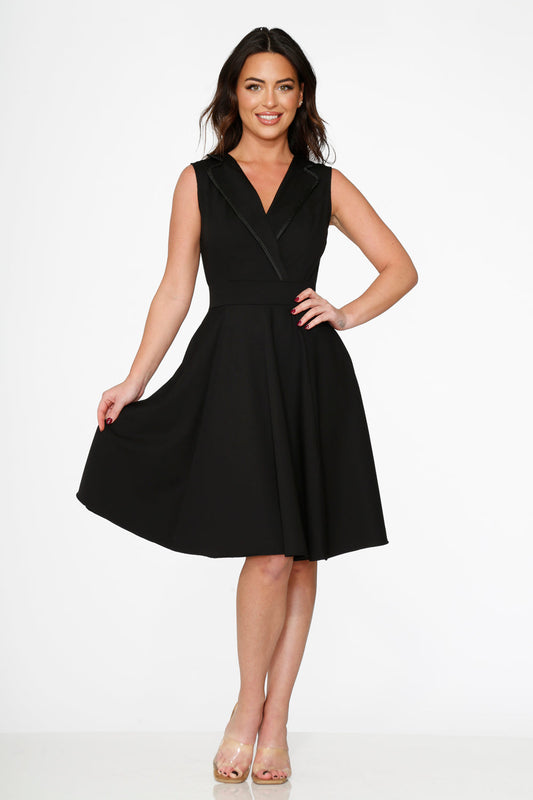  Black Swing Dress