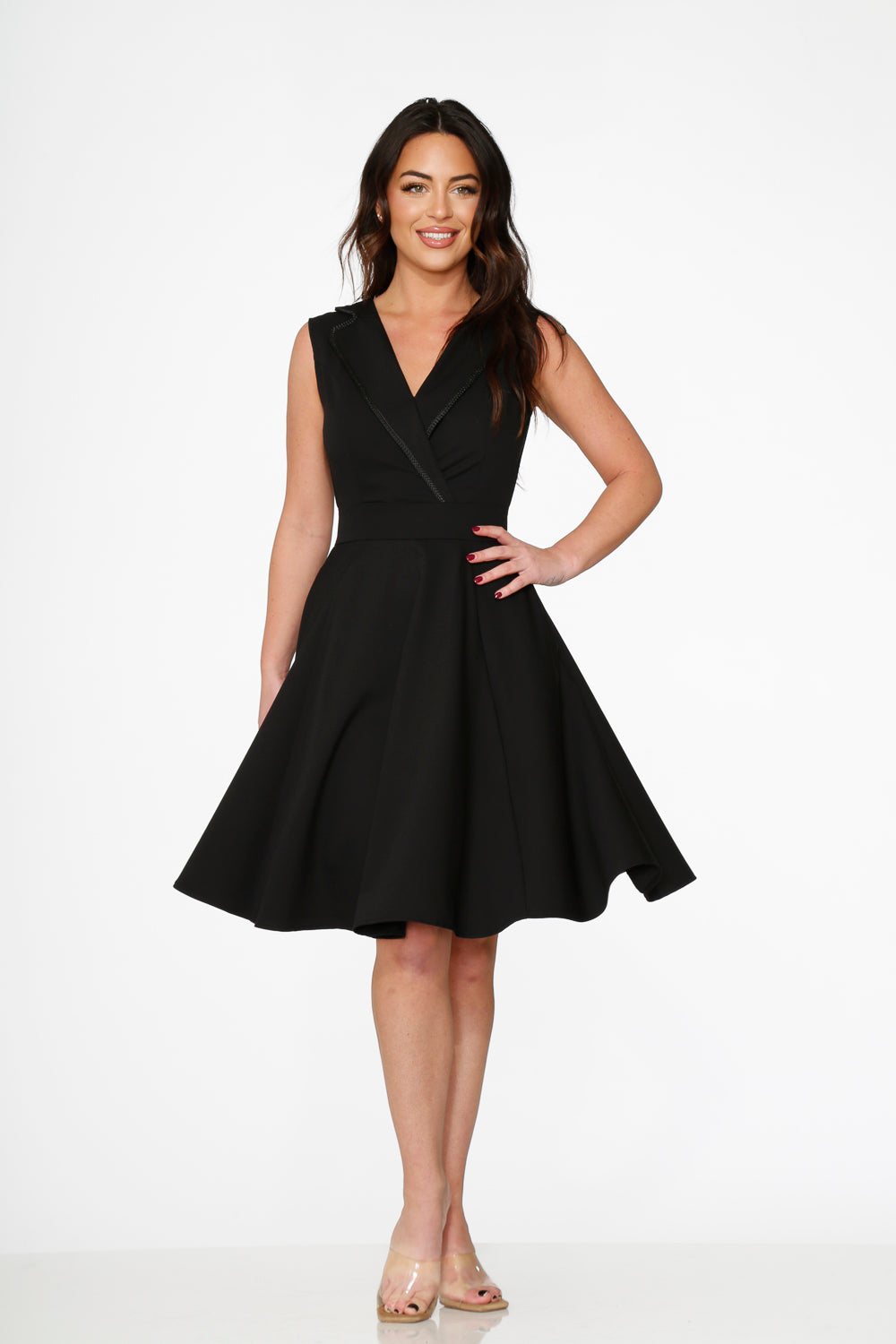  Black Swing Dress