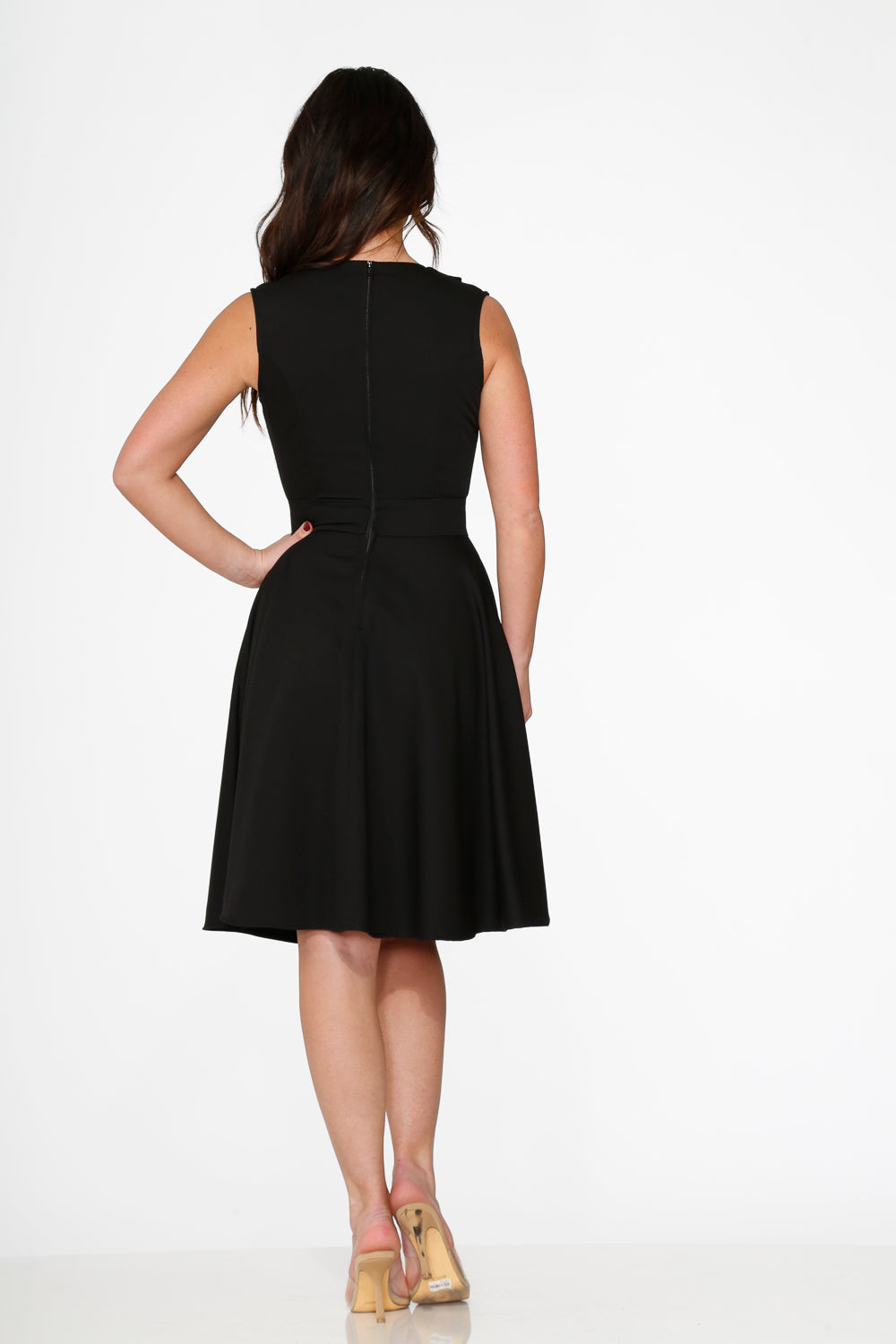  Black Swing Dress