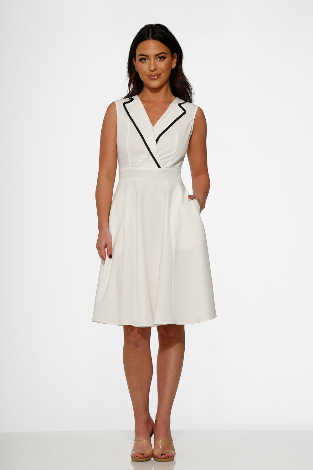  White Jenny Swing Dress