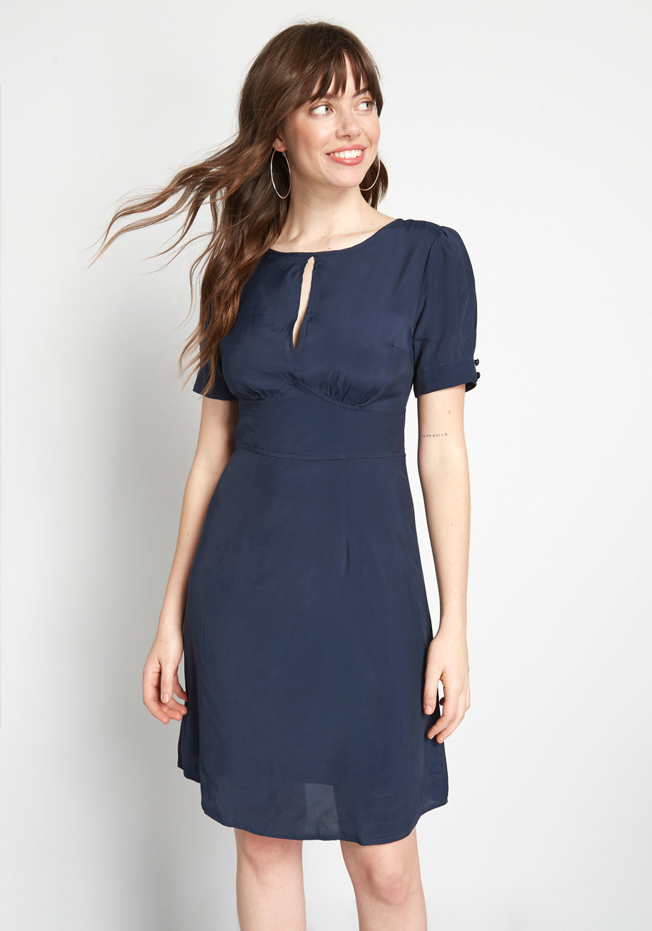  The Keyhole Story A-line Dress