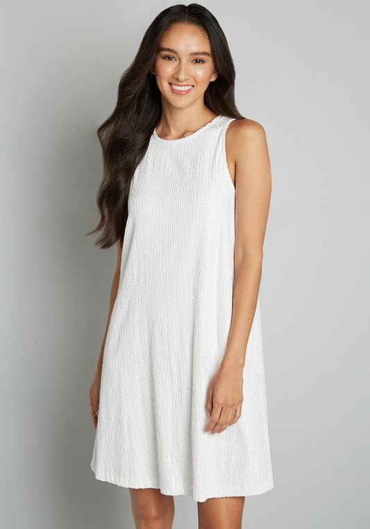 No Brand Shine And Dine Sequin Shift Dress