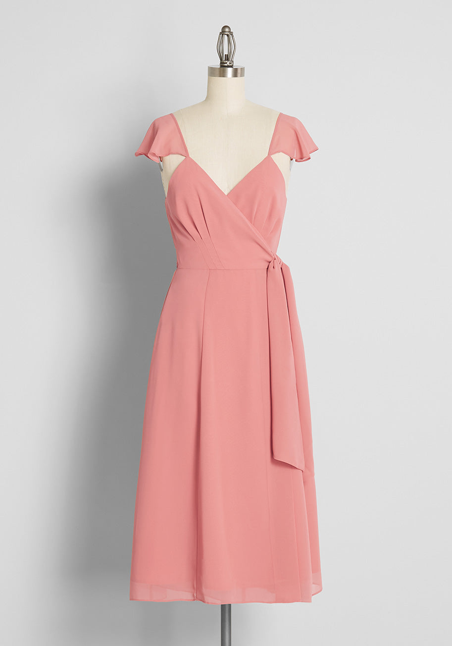  Feels Like Summer Midi Wrap Dress