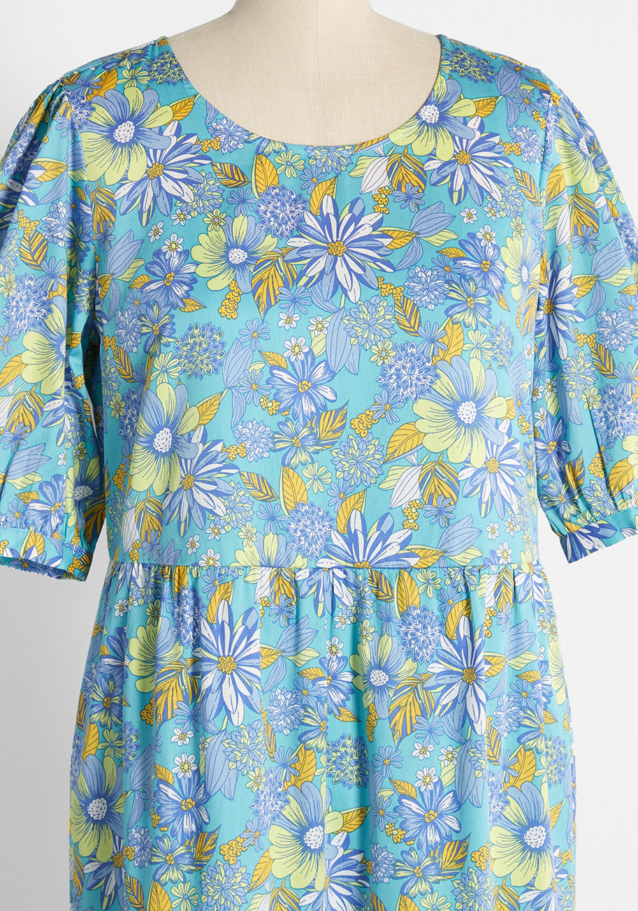  High Tea, High Time Midi Dress
