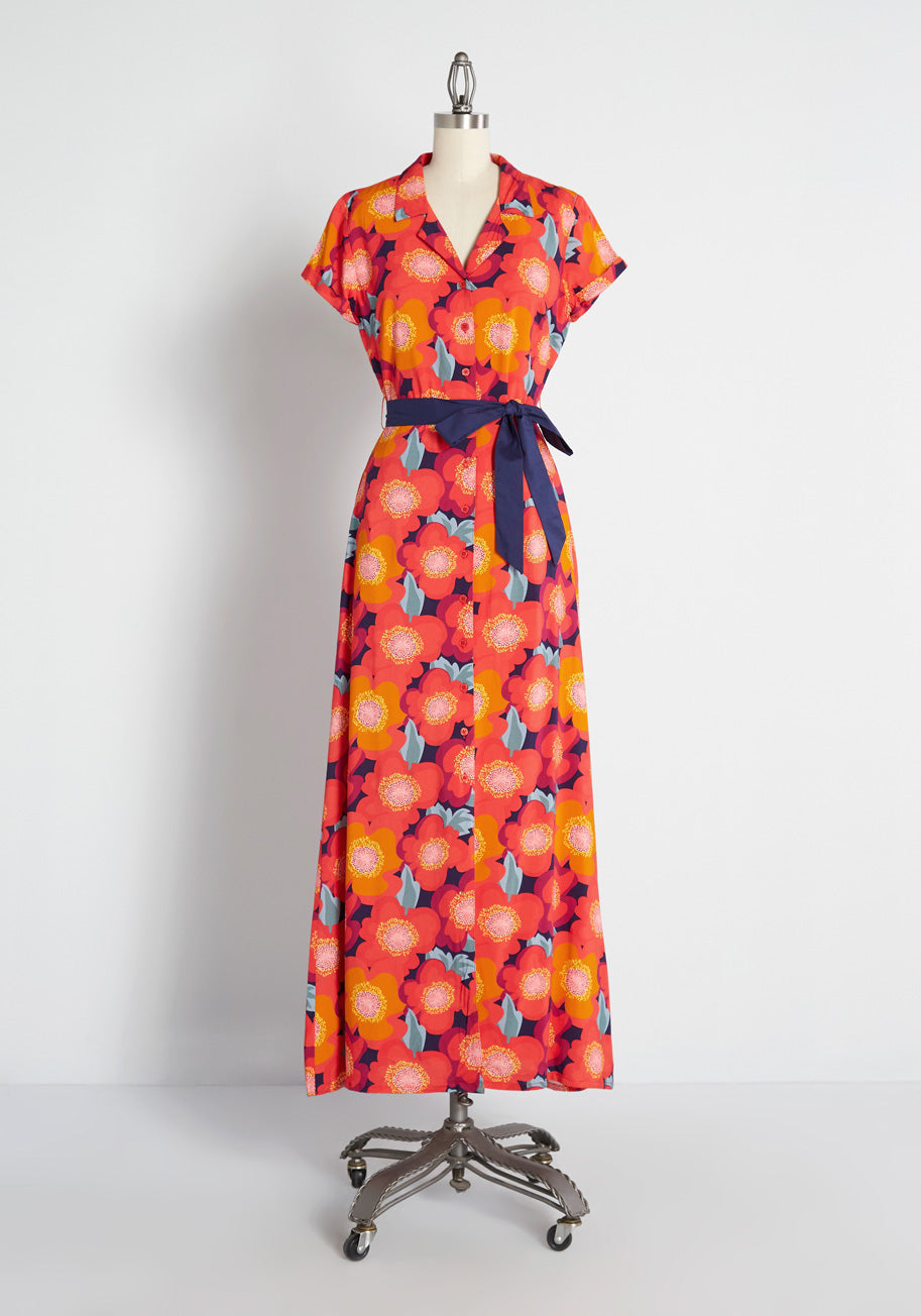  Incandescent Defense Maxi Dress