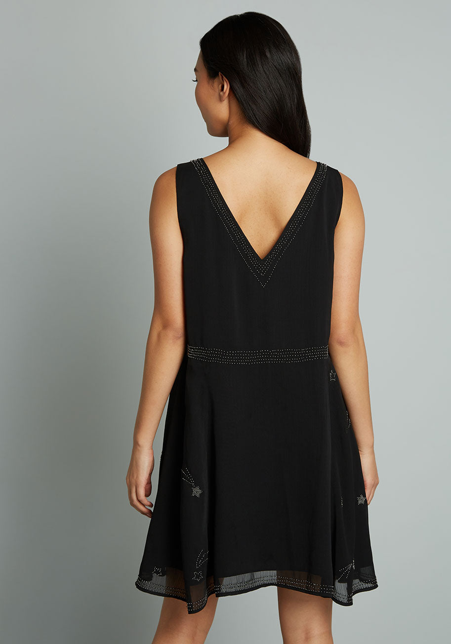  Leave Them Starstruck Shift Dress