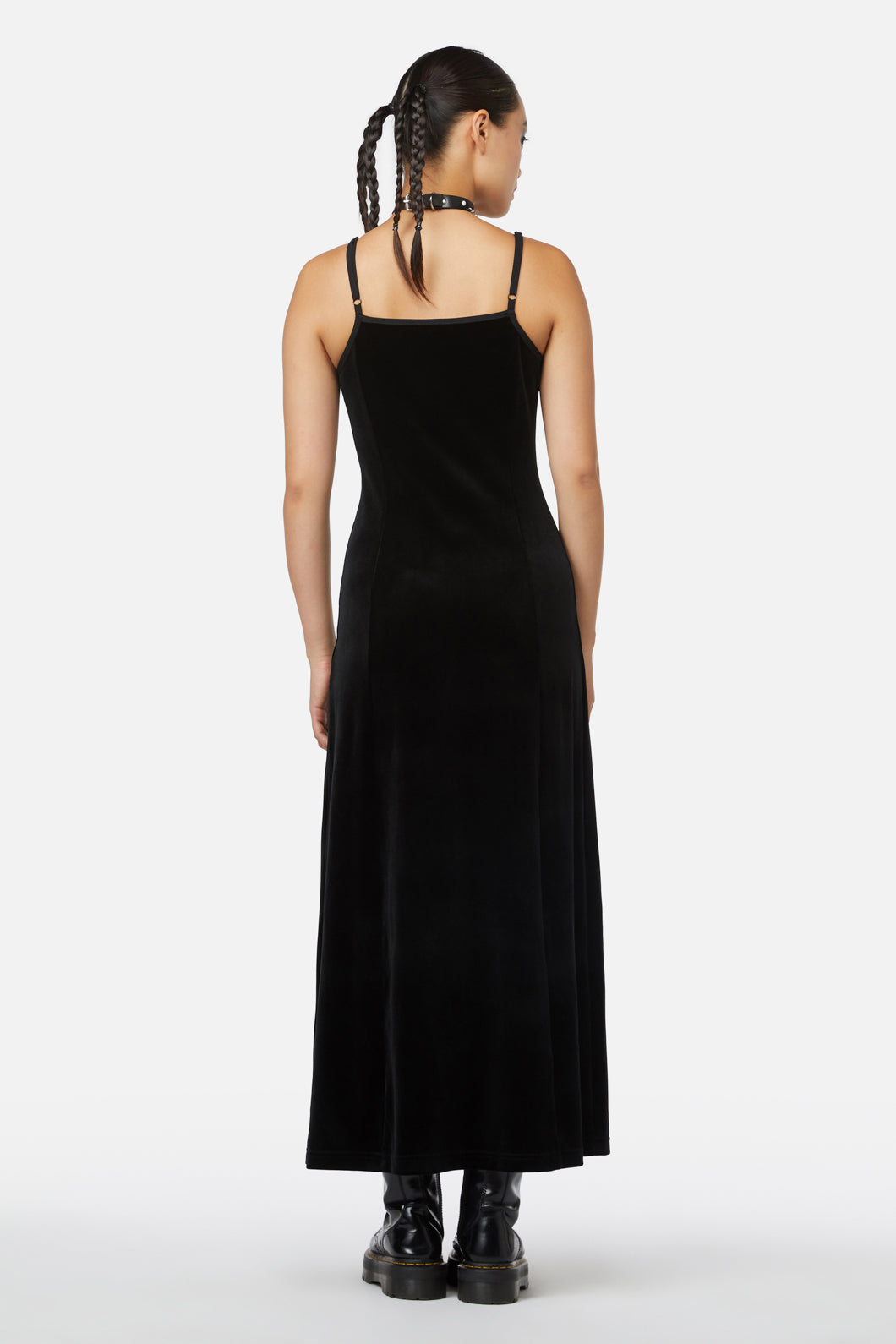  Obsidian Velvet Dress