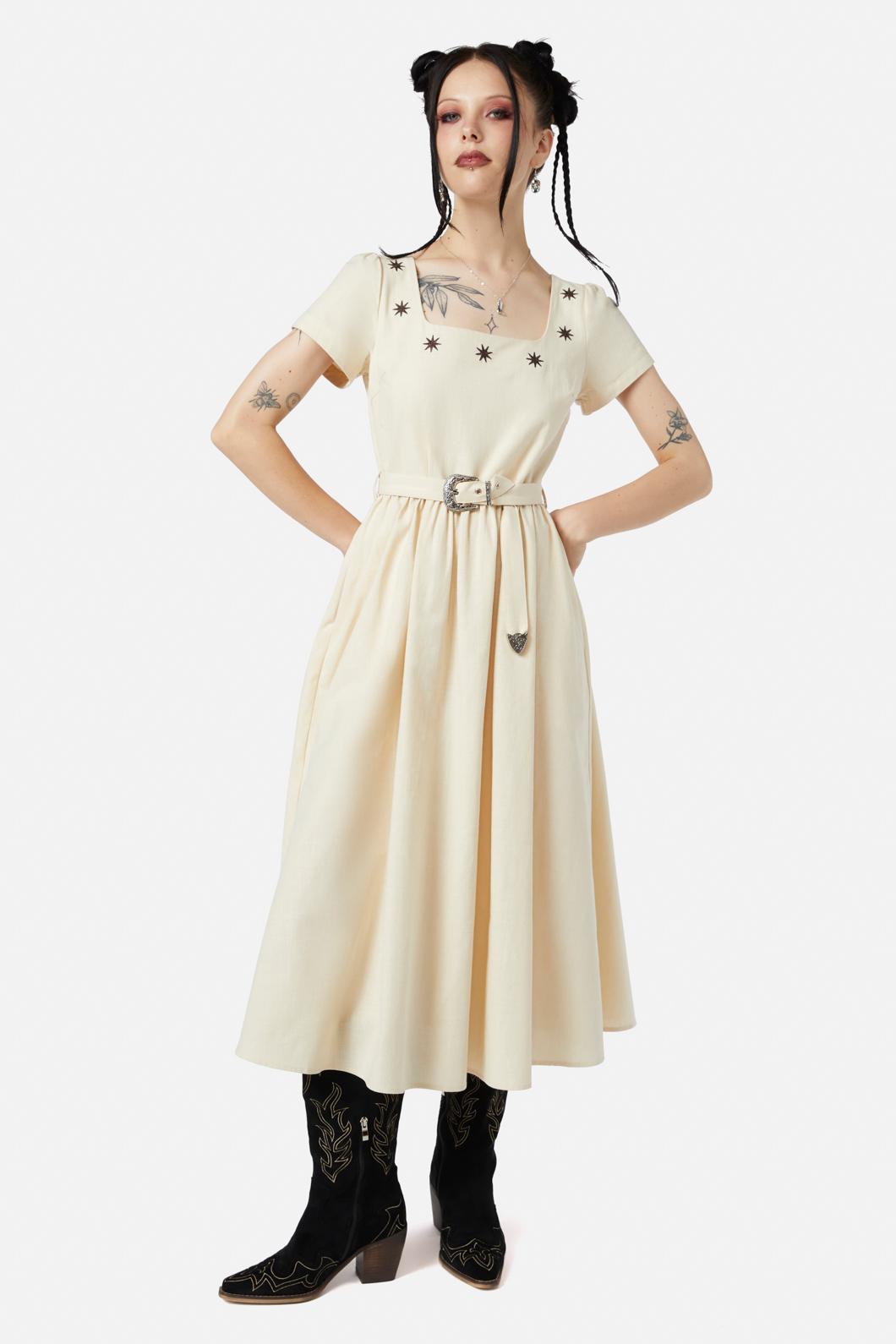  Saloon Midi Dress