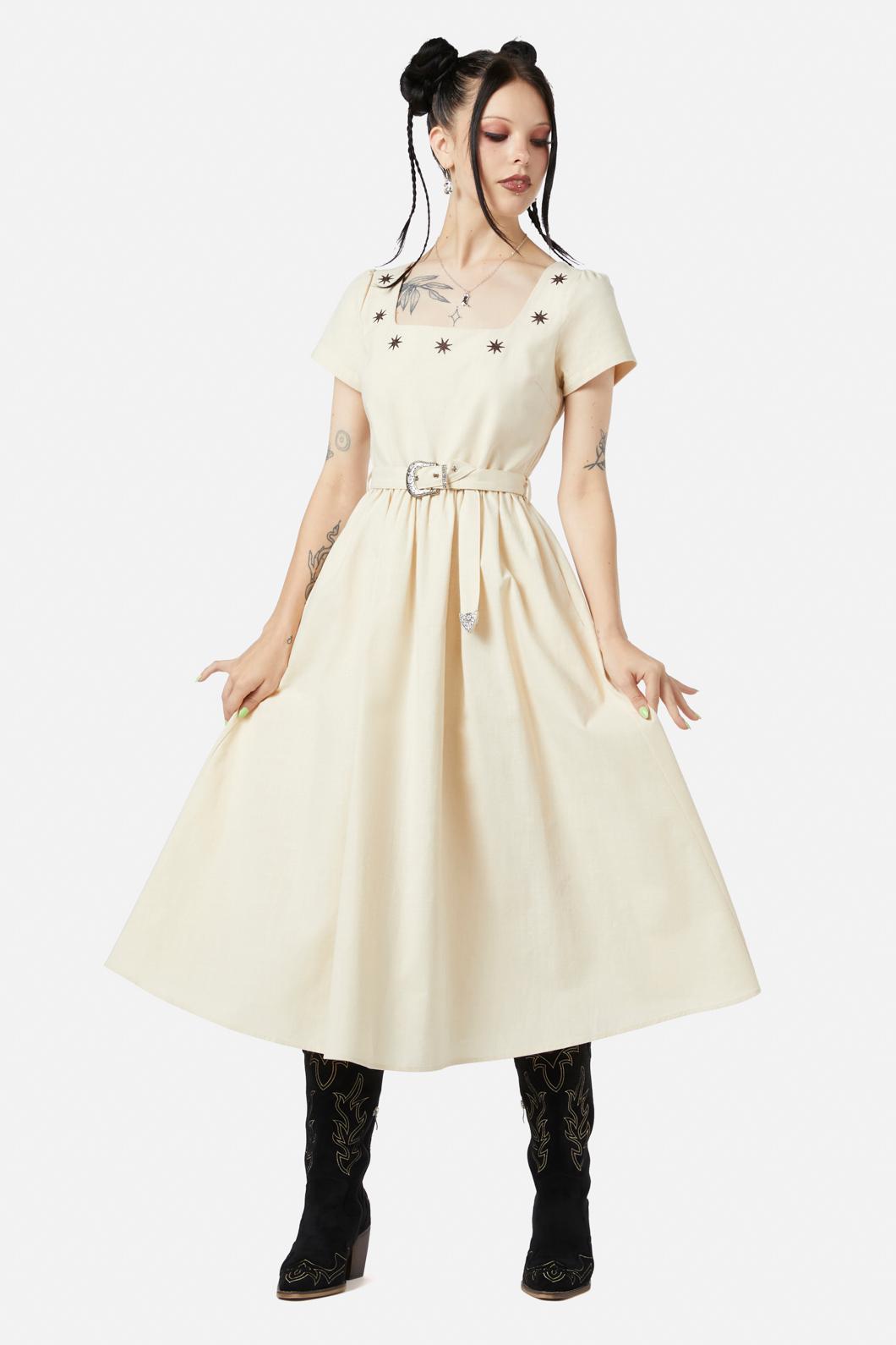  Saloon Midi Dress