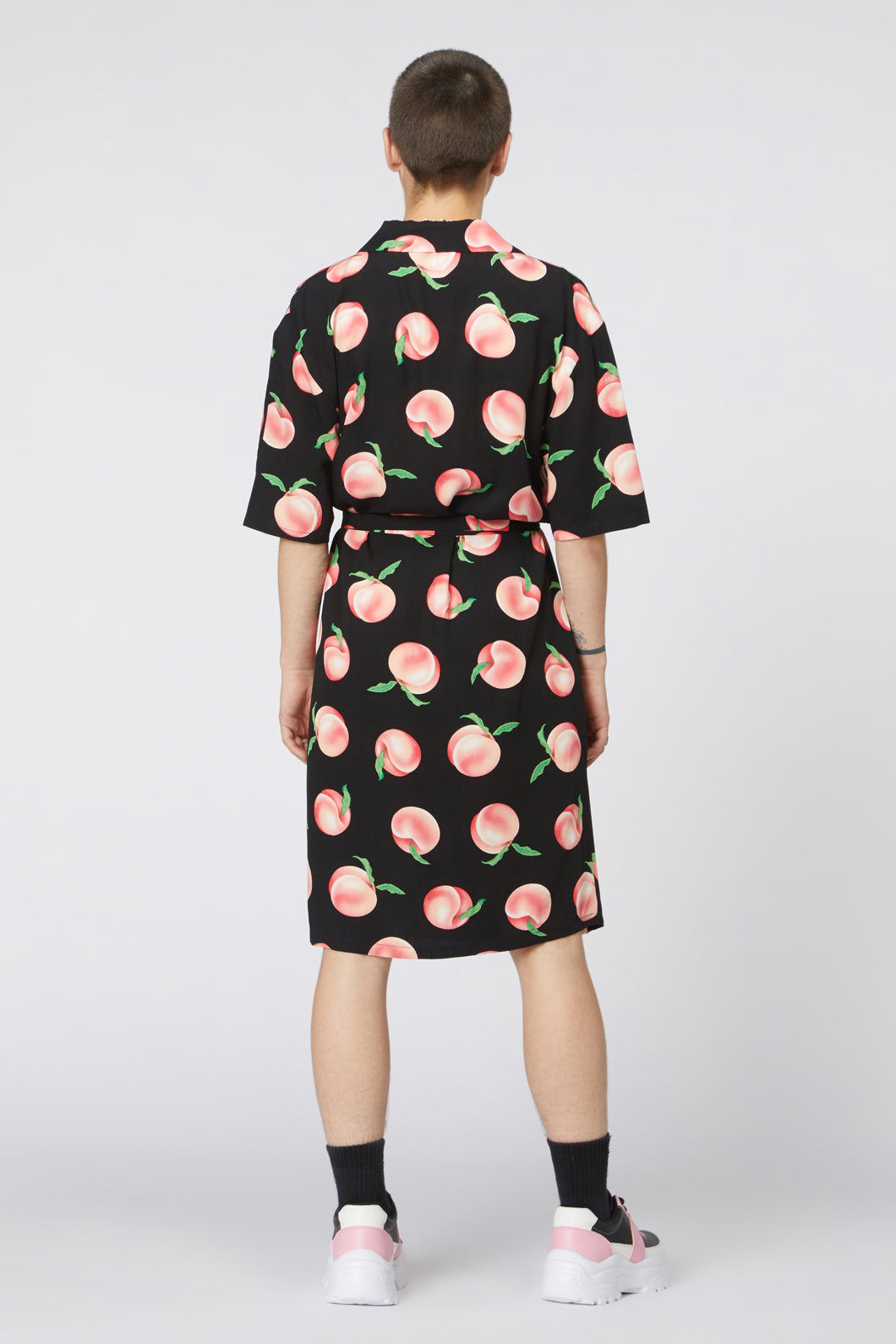  Peachy Viscose Shirt Dress