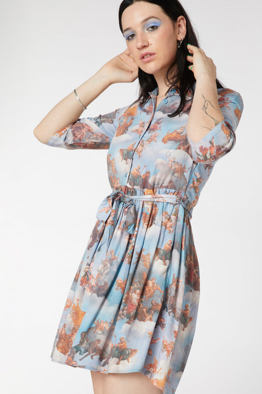  Art Mural Viscose Dress