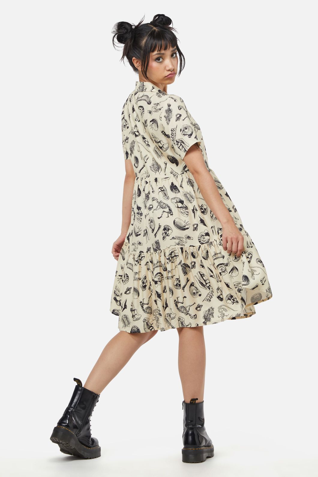  Body Fossils Printed Dress