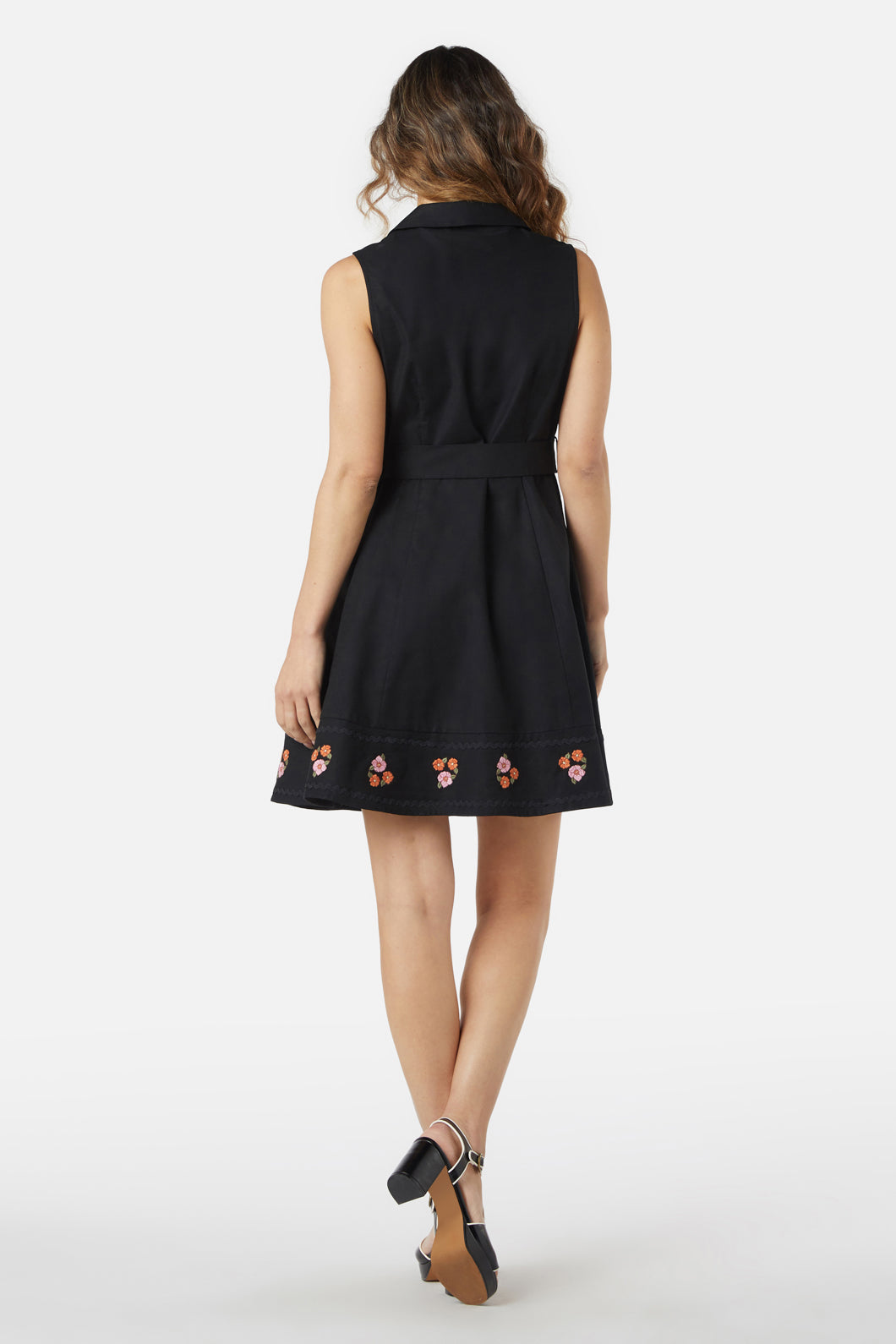  Petal Embroidered Dress