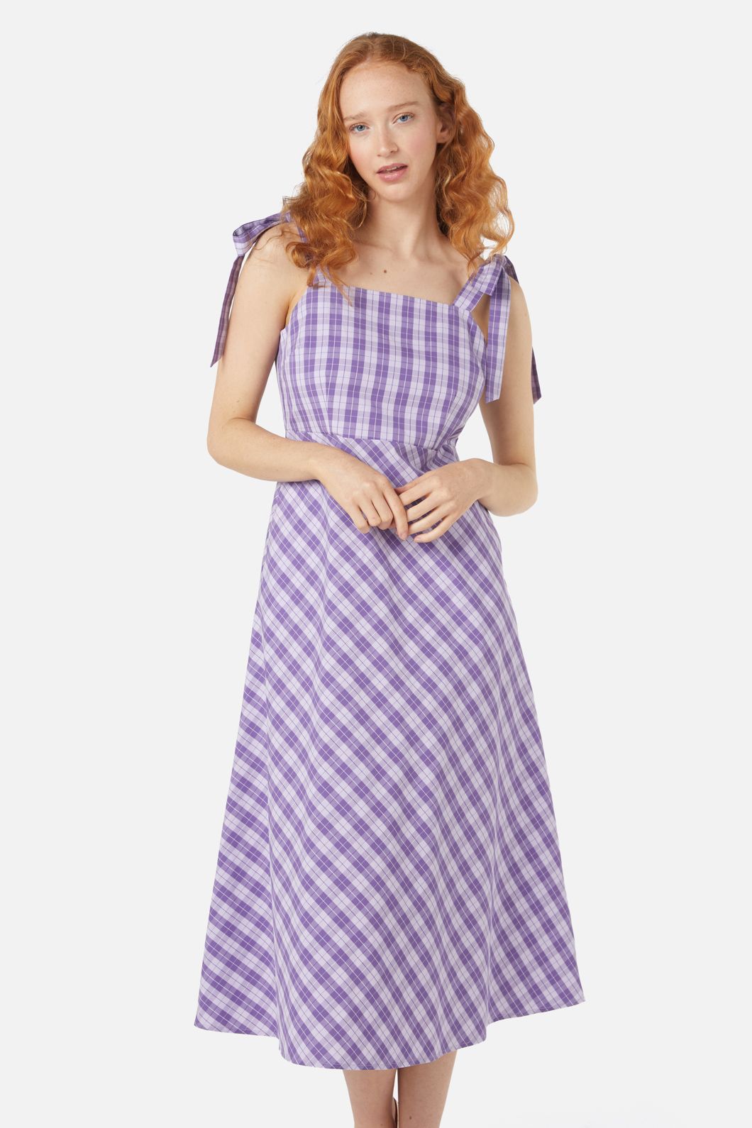  Juno Check Sundress