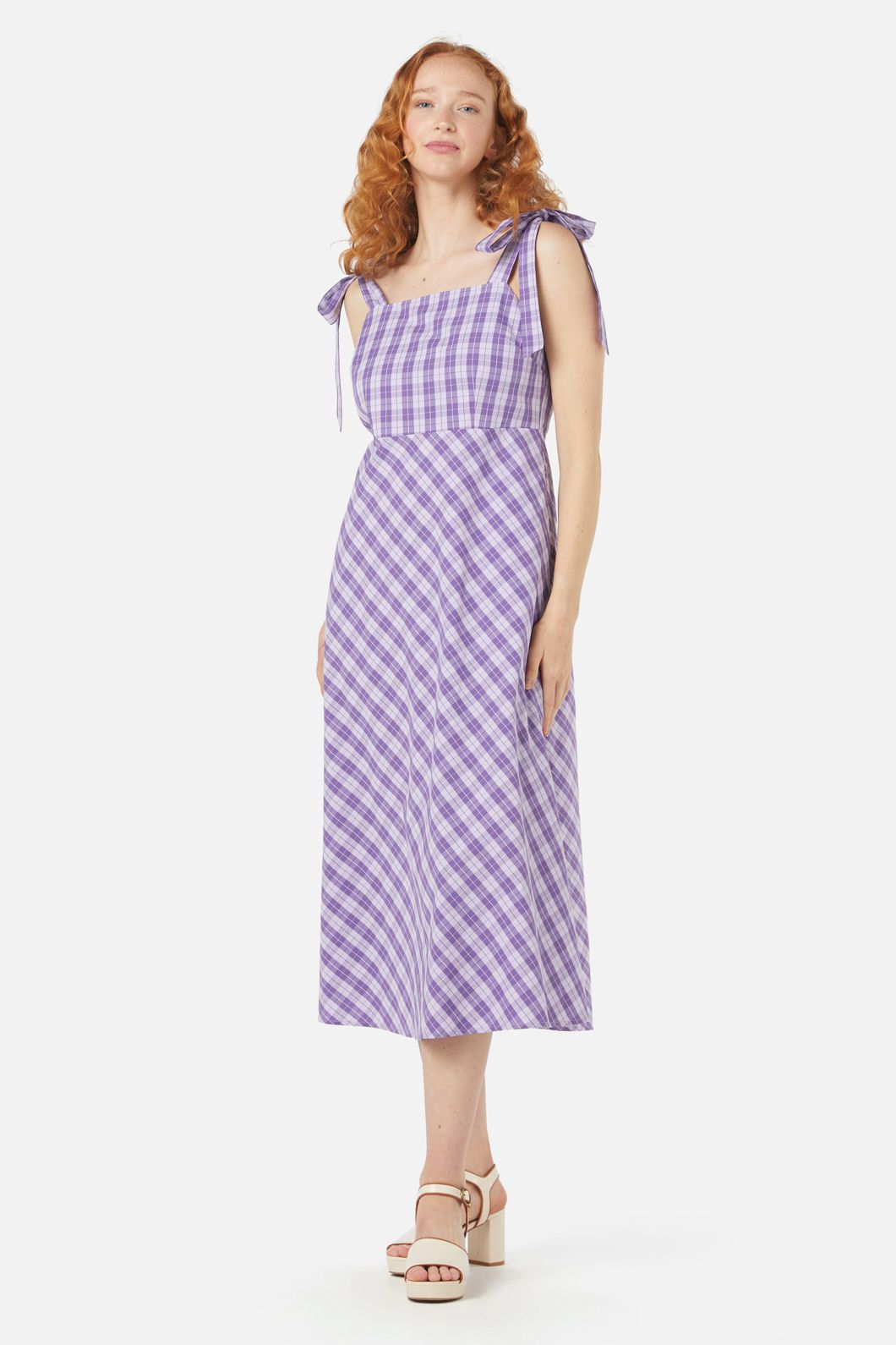  Juno Check Sundress