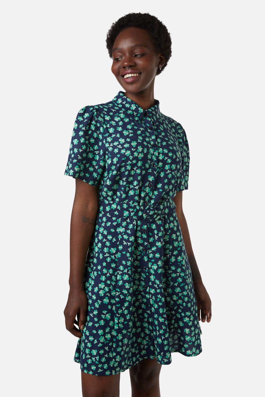  Mille Fleur Shirt Dress