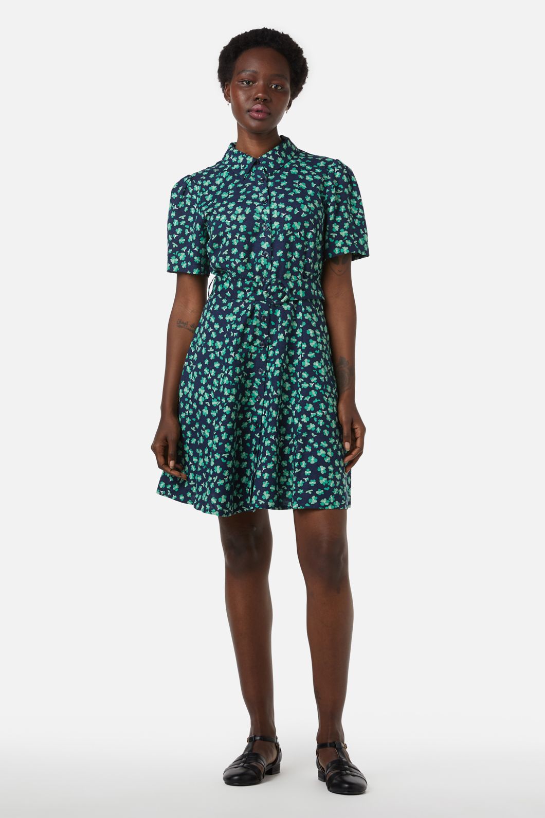  Mille Fleur Shirt Dress