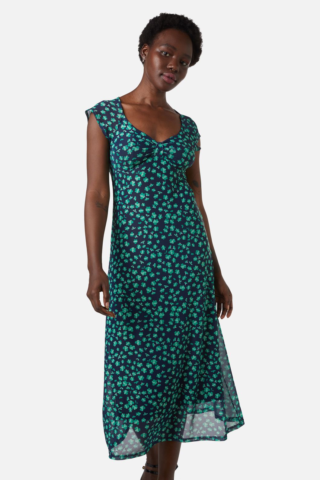  Mille Fleur Mesh Dress