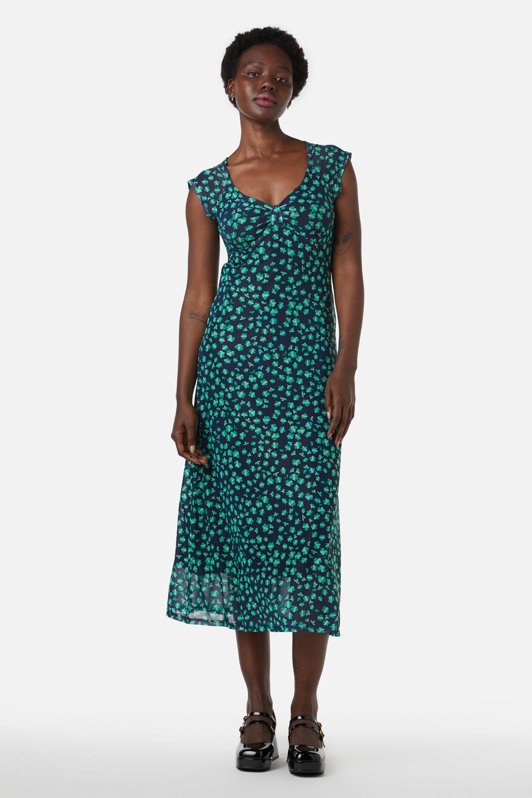  Mille Fleur Mesh Dress