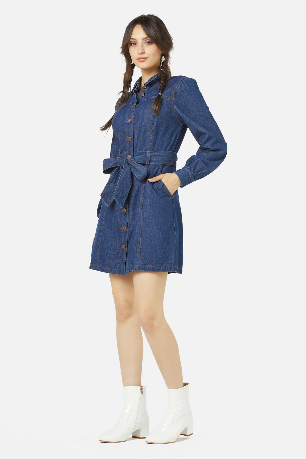  Tansy LS Mini Dress